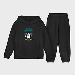 Детский костюм оверсайз Анахайм Дакс, Mighty Ducks, цвет: черный