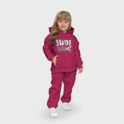 Детский костюм оверсайз Style Judo, цвет: маджента — фото 2