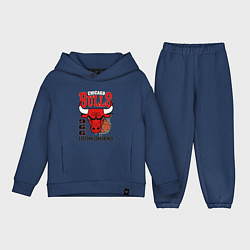 Детский костюм оверсайз Chicago Bulls NBA, цвет: тёмно-синий