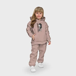 Детский костюм оверсайз Макгрегор, цвет: пыльно-розовый — фото 2