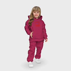 Детский костюм оверсайз М - 1, цвет: маджента — фото 2