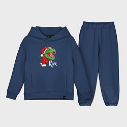 Детский костюм оверсайз T-rex Merry Roar, цвет: тёмно-синий