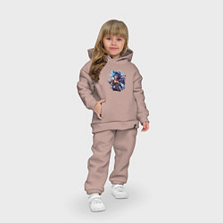 Детский костюм оверсайз LEAGUE OF LEGENDS ДЖИНКС, АРКЕЙН, цвет: пыльно-розовый — фото 2