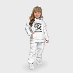 Детский костюм оверсайз Куриный Код, цвет: белый — фото 2