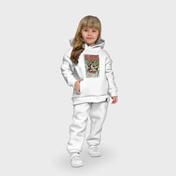 Детский костюм оверсайз Municipal Waste - Galactic Ampire 2022, цвет: белый — фото 2
