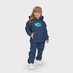 Детский костюм оверсайз Пляж Bounty, цвет: тёмно-синий — фото 2