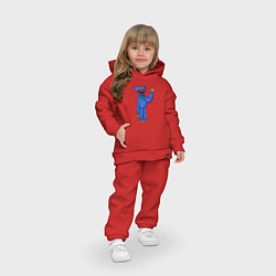 Детский костюм оверсайз ПРИВЕТ ХАГГИ ВАГГИ, цвет: красный — фото 2