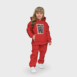 Детский костюм оверсайз Omen art, цвет: красный — фото 2