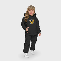 Детский костюм оверсайз Pittsburgh Penguins Питтсбург Пингвинз, цвет: черный — фото 2