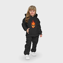 Детский костюм оверсайз Огнище!, цвет: черный — фото 2