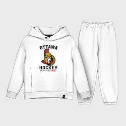 Детский костюм оверсайз OTTAWA SENATORS ОТТАВА СЕНАТОРЗ, цвет: белый
