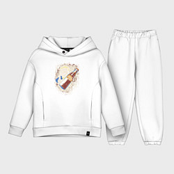 Детский костюм оверсайз Nuka Cola, Fallout, цвет: белый