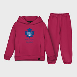 Детский костюм оверсайз Toronto Maple Leafs are coming Торонто Мейпл Лифс, цвет: маджента
