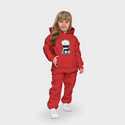 Детский костюм оверсайз САТОРУ ГОДЖО - МАГИЧЕСКАЯ БИТВА, цвет: красный — фото 2