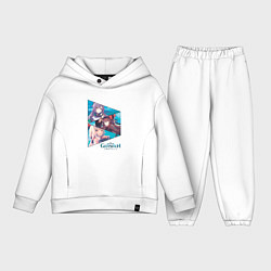 Детский костюм оверсайз Кэ Цин, Ху Тао, Гань Юй, цвет: белый