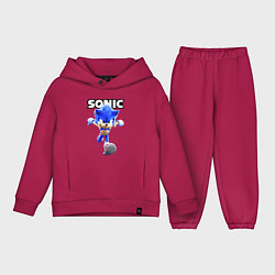 Детский костюм оверсайз Sonic the Hedgehog 2, цвет: маджента
