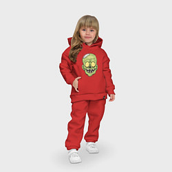 Детский костюм оверсайз Весёлый Зомби, цвет: красный — фото 2