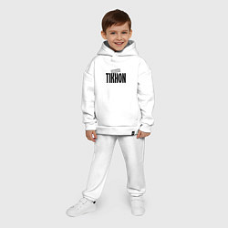 Детский костюм оверсайз Нереальный Тихон Unreal Tikhon, цвет: белый — фото 2