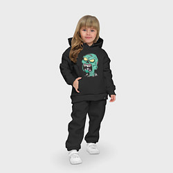 Детский костюм оверсайз Scary Zombie, цвет: черный — фото 2