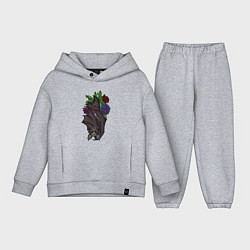 Детский костюм оверсайз Притаившийся маленький крылан, цвет: меланж