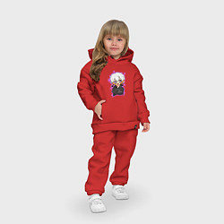Детский костюм оверсайз Чиби Изана Курокава, цвет: красный — фото 2