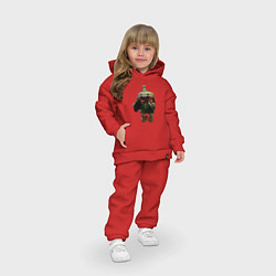 Детский костюм оверсайз Кролик Бонзо, цвет: красный — фото 2