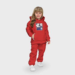 Детский костюм оверсайз Junko - Зомбилэнд Сага Месть, цвет: красный — фото 2
