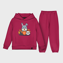 Детский костюм оверсайз Rabbit halloween, цвет: маджента