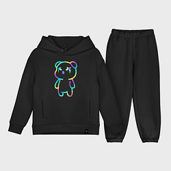 Детский костюм оверсайз Cool neon bear