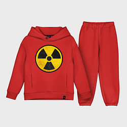 Детский костюм оверсайз Atomic Nuclear, цвет: красный