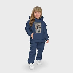 Детский костюм оверсайз Stray Kids Maxident, цвет: тёмно-синий — фото 2