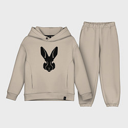 Детский костюм оверсайз Rabbit head, цвет: миндальный