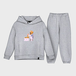 Детский костюм оверсайз Пчеловод и его пасека, цвет: меланж