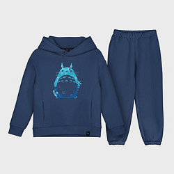 Детский костюм оверсайз Blue Totoro, цвет: тёмно-синий