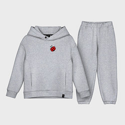 Детский костюм оверсайз Забавная божья коровка, цвет: меланж