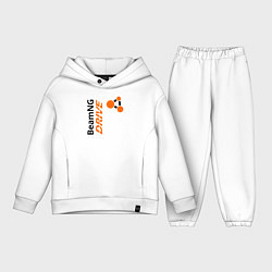 Детский костюм оверсайз BeamNG drive, цвет: белый