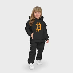 Детский костюм оверсайз Поколение биткоин, цвет: черный — фото 2