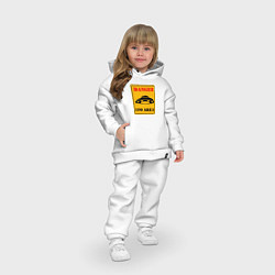 Детский костюм оверсайз Зона НЛО, цвет: белый — фото 2