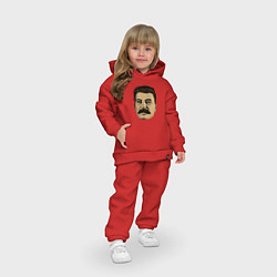 Детский костюм оверсайз Сталин СССР, цвет: красный — фото 2