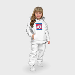 Детский костюм оверсайз Run Clippers, цвет: белый — фото 2