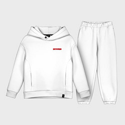 Детский костюм оверсайз Красное потрачено - мини, цвет: белый