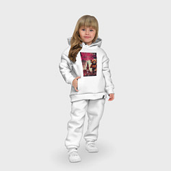 Детский костюм оверсайз MoMo - Плюшевый медведь на Красной площади в Москв, цвет: белый — фото 2