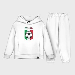 Детский костюм оверсайз Футбол Италии, цвет: белый