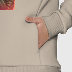 Детский костюм оверсайз Dude fox - urban style, цвет: миндальный — фото 2