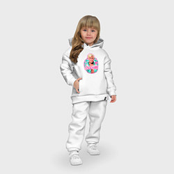 Детский костюм оверсайз Кен Барби, цвет: белый — фото 2