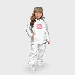 Детский костюм оверсайз Барбигеймер арт, цвет: белый — фото 2