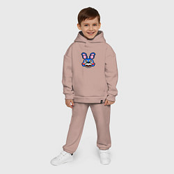 Детский костюм оверсайз Пиксельный Той Бонни, цвет: пыльно-розовый — фото 2