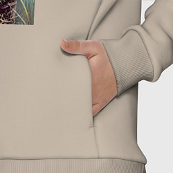 Детский костюм оверсайз Городской леопард - нейросеть, цвет: миндальный — фото 2