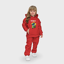 Детский костюм оверсайз Roblox бегущий персонаж, цвет: красный — фото 2