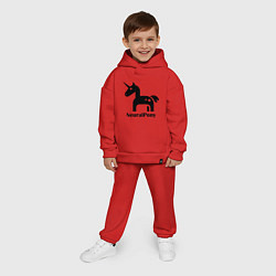 Детский костюм оверсайз Neural Pony, цвет: красный — фото 2